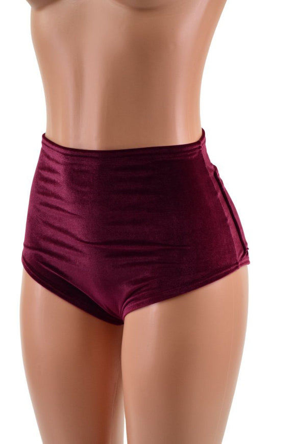High Waist Siren Shorts with Back Pockets - Coquetry Clothing