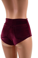High Waist Siren Shorts with Back Pockets - Coquetry Clothing