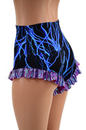 High Waist Siren Shorts with Ruffled Leg - 3