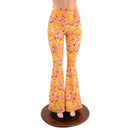 High Waist Solar Flares in "What the Floral" - Coquetry Clothing