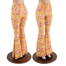 High Waist Solar Flares in "What the Floral" - Coquetry Clothing