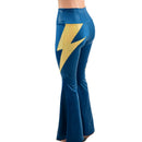 High Waist Solar Flares with Lightning Bolts - Coquetry Clothing