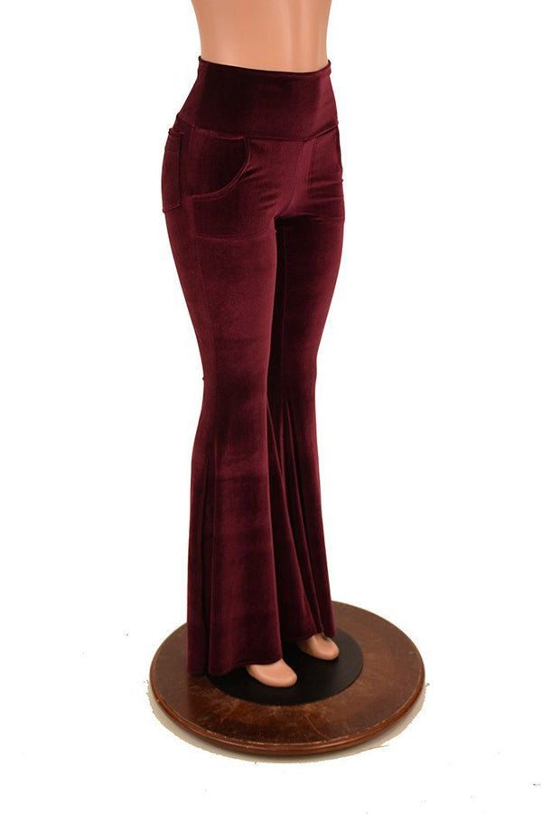 High Waist Solar Flares with Pockets - 8