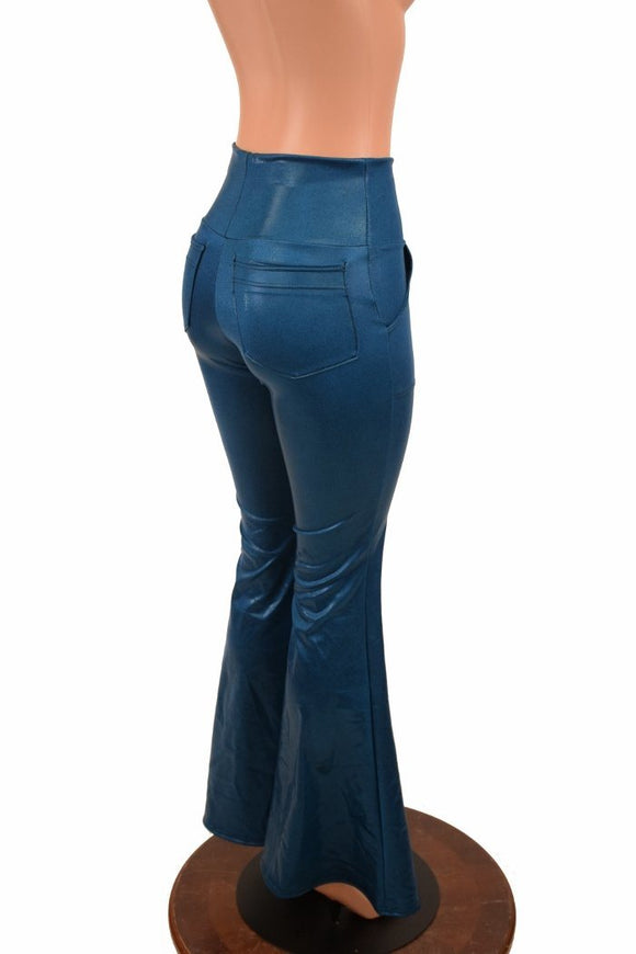 High Waist Solar Flares with Pockets - Coquetry Clothing