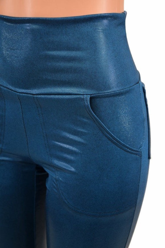 High Waist Solar Flares with Pockets - Coquetry Clothing