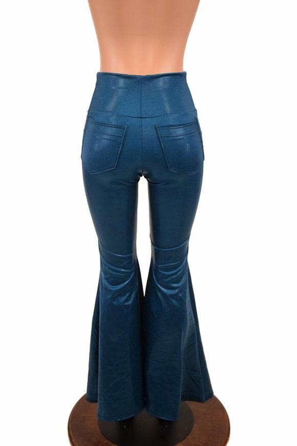 High Waist Solar Flares with Pockets - Coquetry Clothing