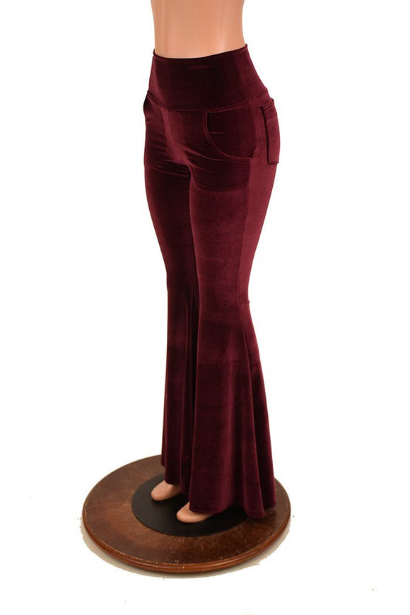 High Waist Solar Flares with Pockets - Coquetry Clothing