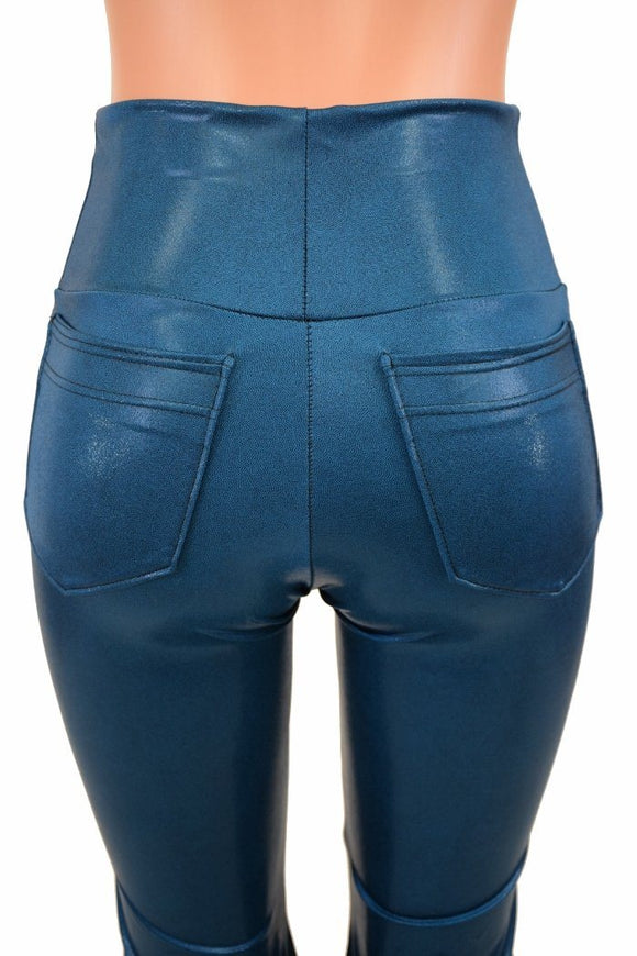 High Waist Solar Flares with Pockets - Coquetry Clothing
