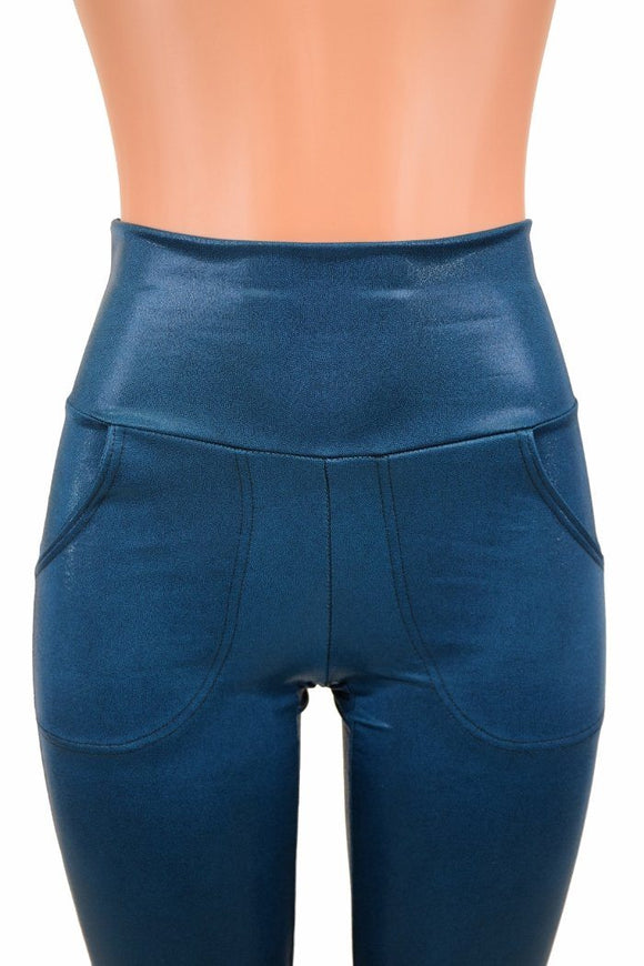 High Waist Solar Flares with Pockets - Coquetry Clothing