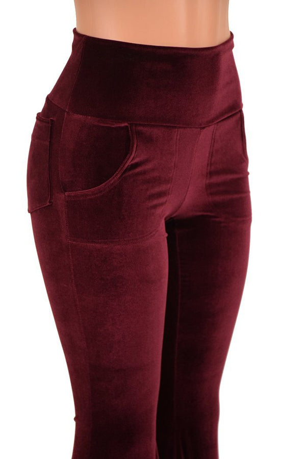 High Waist Solar Flares with Pockets - 7