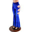 High Waist Solar Flares with Triple Cutouts and O - rings - Coquetry Clothing