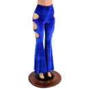 High Waist Solar Flares with Triple Cutouts and O - rings - Coquetry Clothing