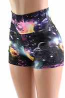 High Waist Space Shorts - Coquetry Clothing