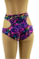 Hipnotic Siren Shorts in Rainbow Leopard - Coquetry Clothing