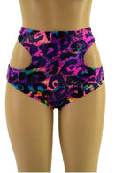Hipnotic Siren Shorts in Rainbow Leopard - Coquetry Clothing