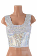 Holographic Crop Tank - Coquetry Clothing