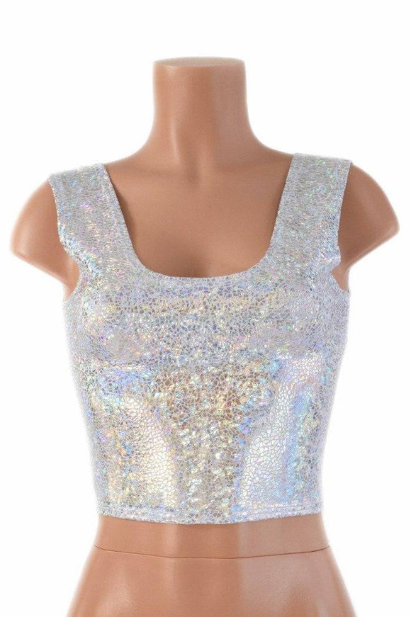 Holographic Crop Tank - Coquetry Clothing