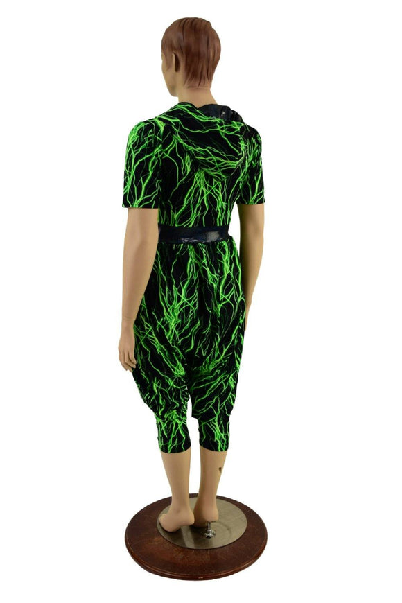 Hooded Drop Crotch Jumpsuit - Coquetry Clothing