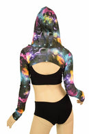 Hooded Galaxy Bolero Dance Sleeves - Coquetry Clothing