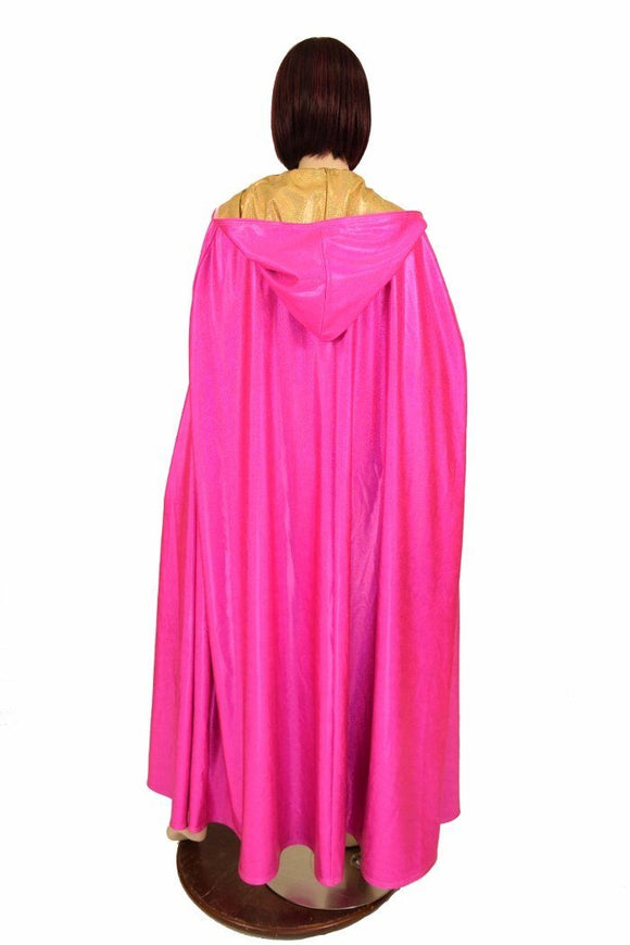Hooded Holographic Festival Cape - Coquetry Clothing