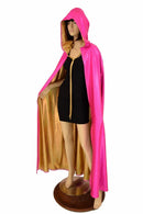 Hooded Holographic Festival Cape - Coquetry Clothing