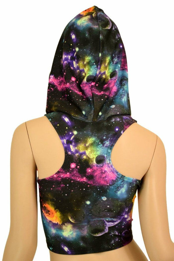 Hooded Lace Up Top - 5