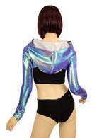 Hooded Moonstone Bolero Dance Sleeves - Coquetry Clothing