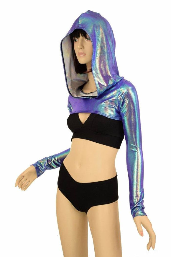 Hooded Moonstone Bolero Dance Sleeves - Coquetry Clothing