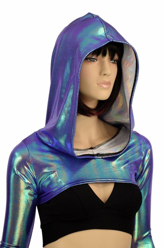 Hooded Moonstone Bolero Dance Sleeves - Coquetry Clothing