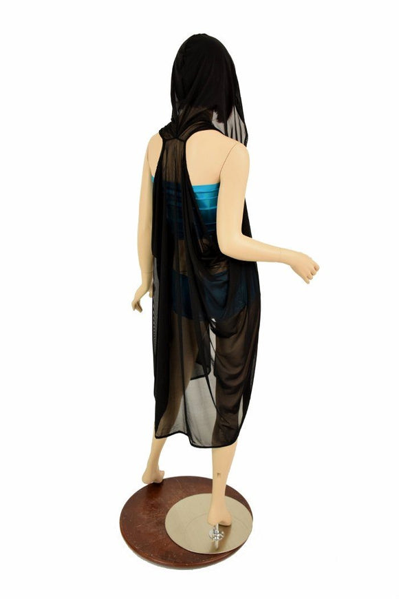 Hooded Racerback Capelette - Coquetry Clothing