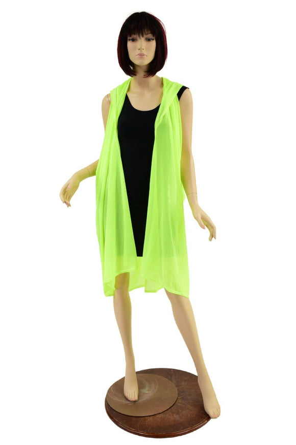 Hooded Racerback Capelette - Coquetry Clothing