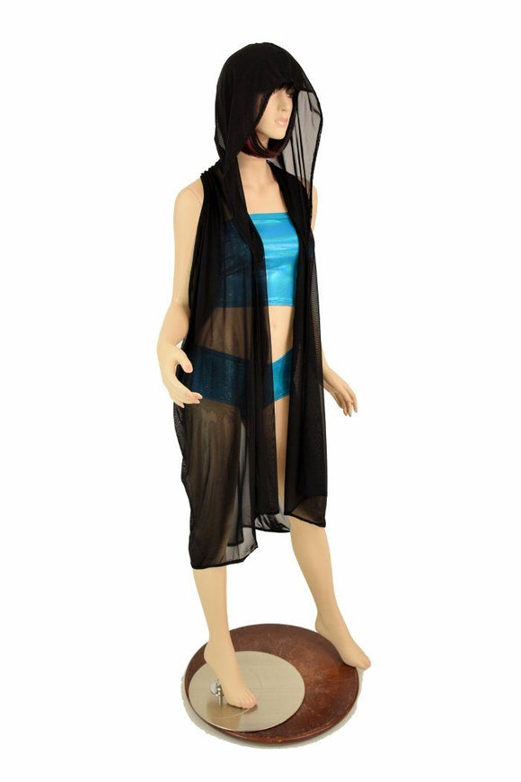 Hooded Racerback Capelette - Coquetry Clothing