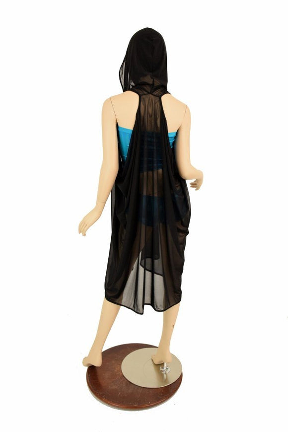 Hooded Racerback Capelette - Coquetry Clothing