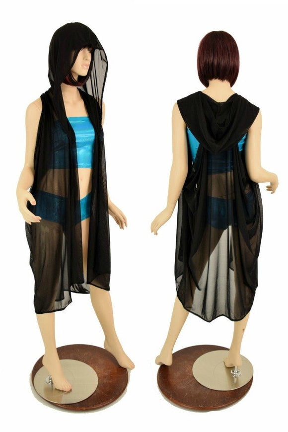 Hooded Racerback Capelette - Coquetry Clothing
