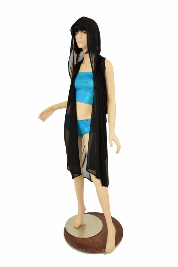 Hooded Racerback Capelette - Coquetry Clothing