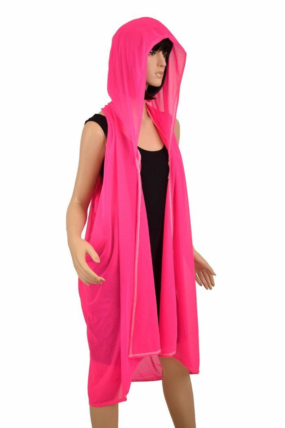 Hooded Racerback Capelette - Coquetry Clothing