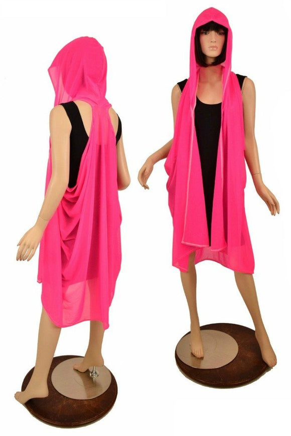 Hooded Racerback Capelette - Coquetry Clothing