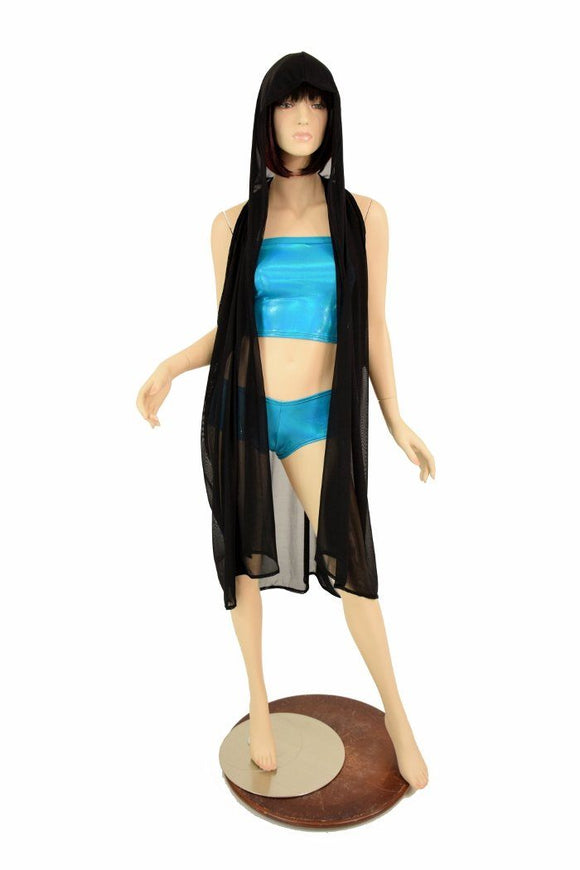 Hooded Racerback Capelette - Coquetry Clothing