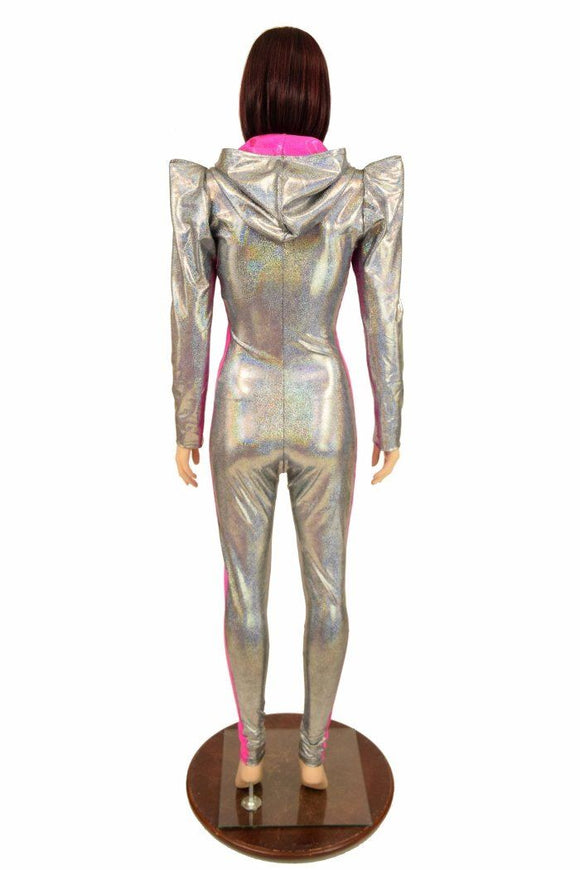 Hooded Side Panel Catsuit - Coquetry Clothing