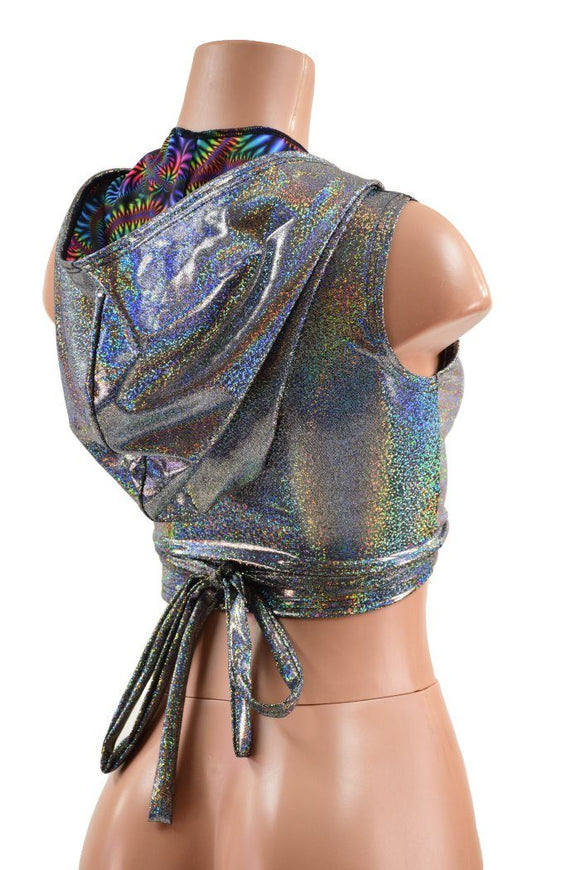 Hooded Wrap & Tie Top - Coquetry Clothing