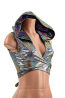 Hooded Wrap & Tie Top - Coquetry Clothing