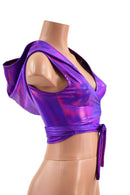 Hooded Wrap & Tie Top - Coquetry Clothing