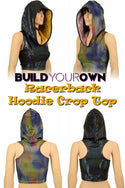 Build Your Own Racerback Hoodie Crop Top - 1