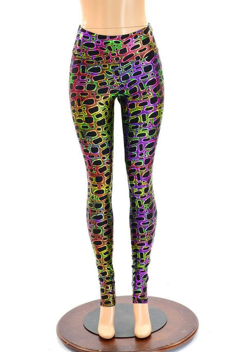 READY to SHIP Poisonous High Waist Leggings - Coquetry Clothing