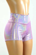 Lilac Holographic Sparkly Jewel Fabric - 8