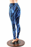 Blue Lightning High Waist Leggings - 1