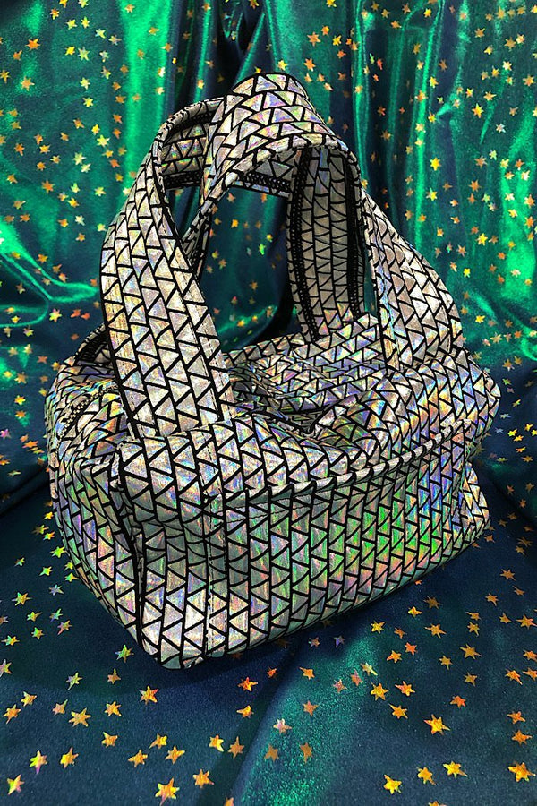 Prism Holographic Mini Zipper Bag - 1