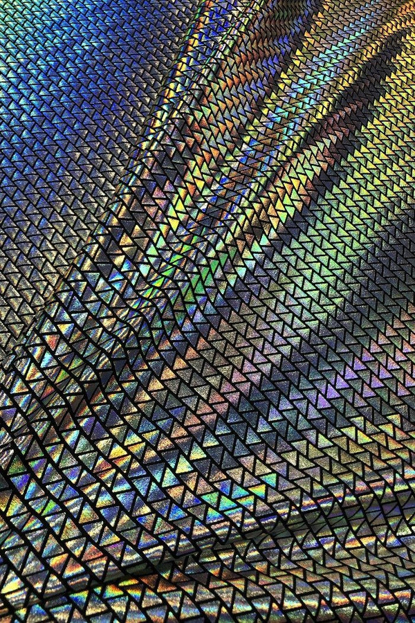 Prism Holographic Spandex Fabric - 3