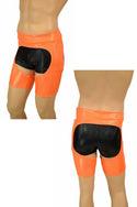 Mens Midrise Shorts Chaps in Orange - 1