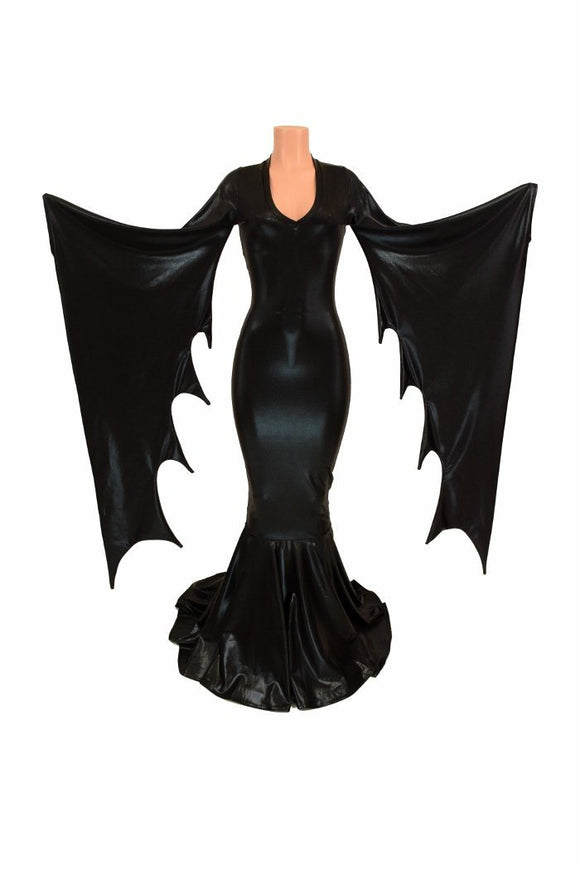 Incubus Sleeve Puddle Train Gown - Coquetry Clothing